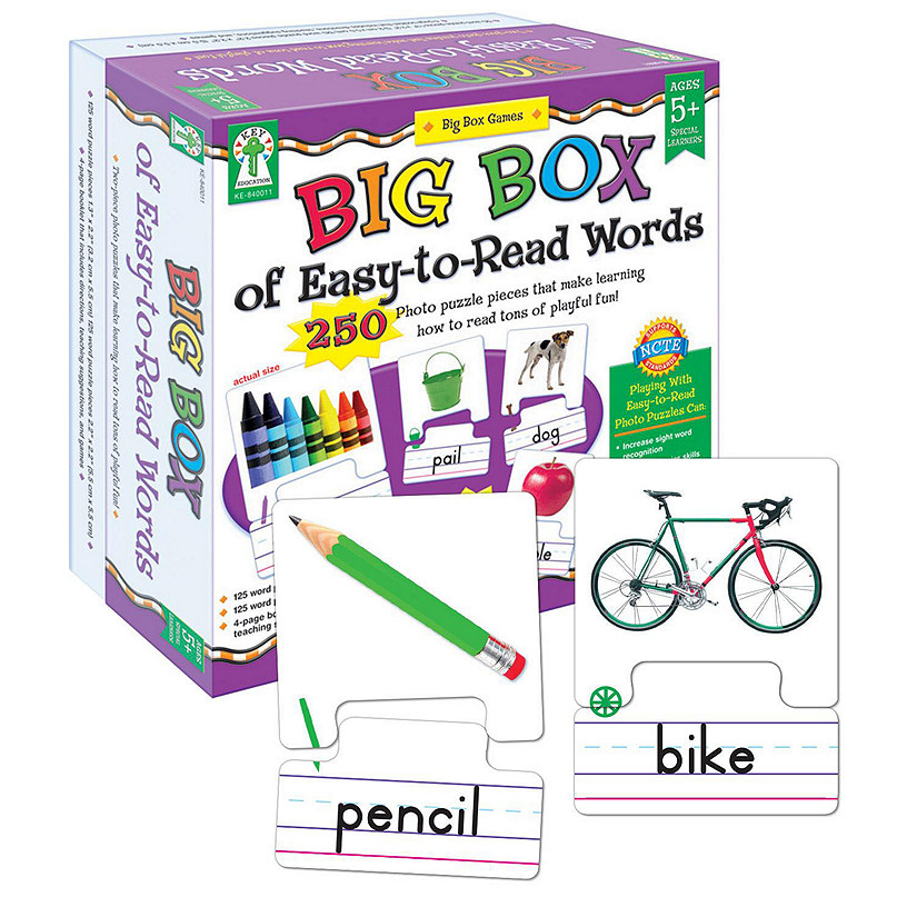 Key Education Publishing Big Box of Easy to Read Words Board Game Image
