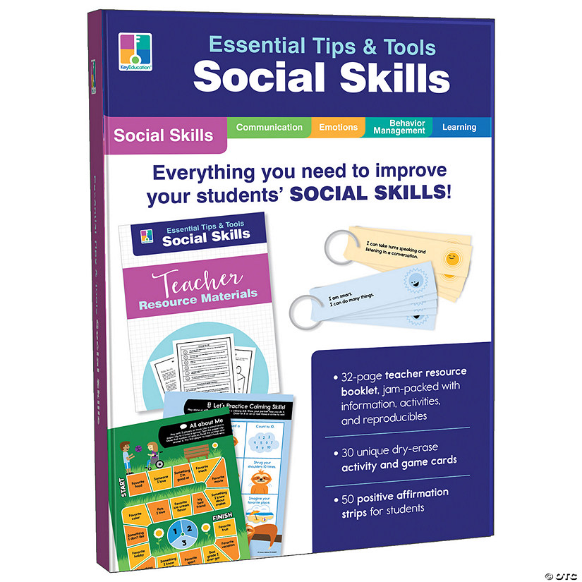 Key Education Publishing Essential Tips Tools: Social Skills Classroom Kit, Grade PK-8 Image
