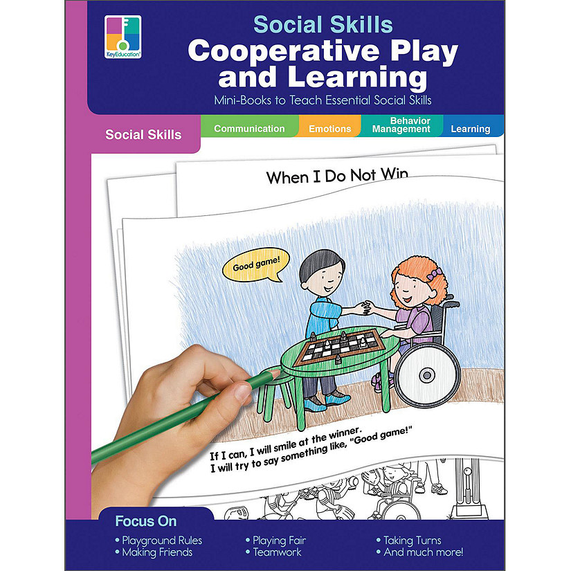 Key Education - Social Skills Mini-Books Cooperative Play and Learning, 64 Pages Resource Book Image