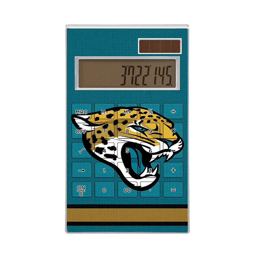 Keyscaper Jacksonville Jaguars Stripe Desktop Calculator Image