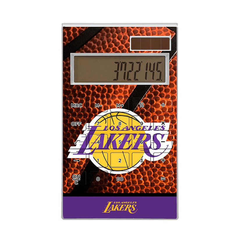 Keyscaper Los Angeles Lakers Basketball Desktop Calculator Oriental