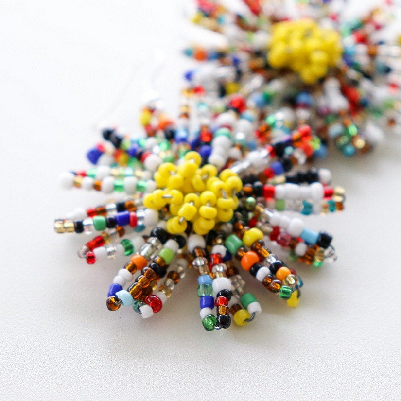 Khutsala&#8482; Artisans Multicolor Redeemed Daisy Earrings 1 pair Image