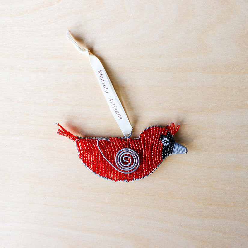 Khutsala&#8482; Artisans Red Cardinal Ornament 1 Piece Image