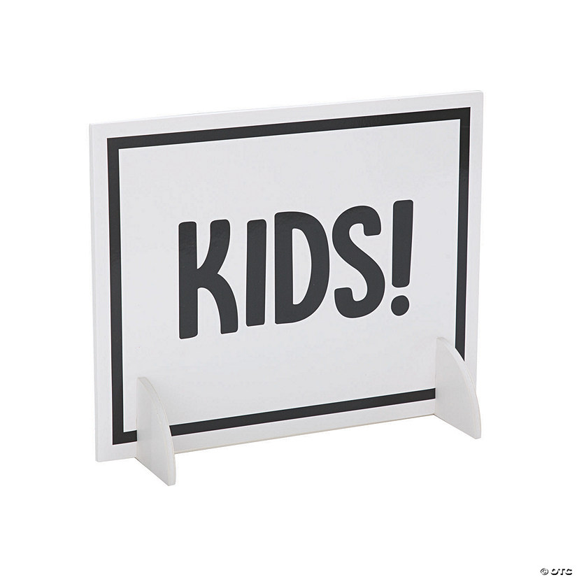 Kid&#8217;s Activity Table Sign Image