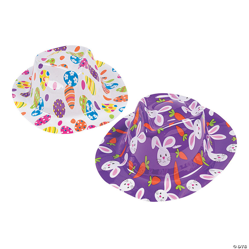 Kid&amp;#8216;s Easter Fedora Hats - Makes 12 Image
