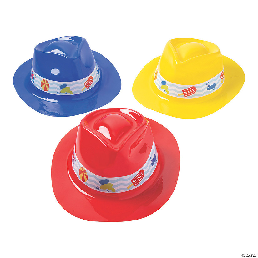 Kid&#8216;s Snappy Spring Fedora Hats - 12 Pc. Image