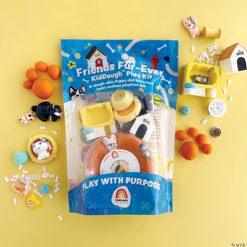 KidDough&amp;#8482; Scented Dough Play Kit: Friends Fur-ever Image