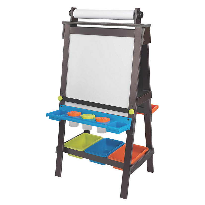 KidKraft Storage Easel Espresso