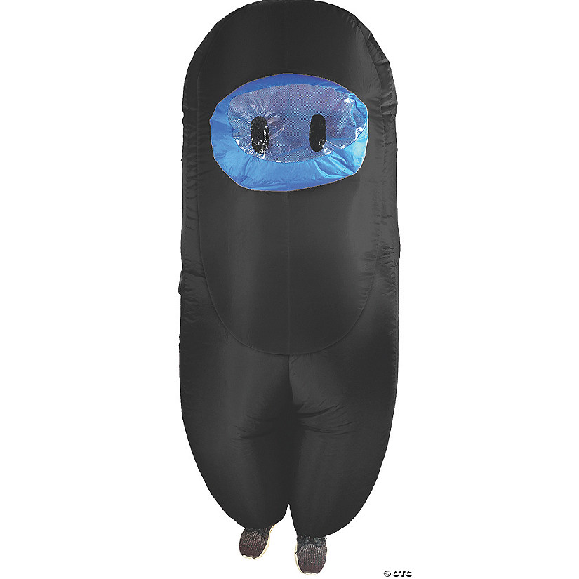 Kids Black Inflatable Crewmate Killer Costume Image