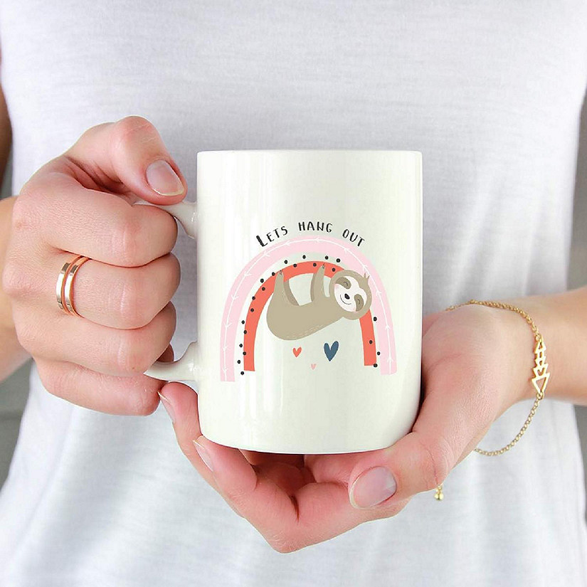 Kids Chocolate Mug Lets Hang Out Rbow Image