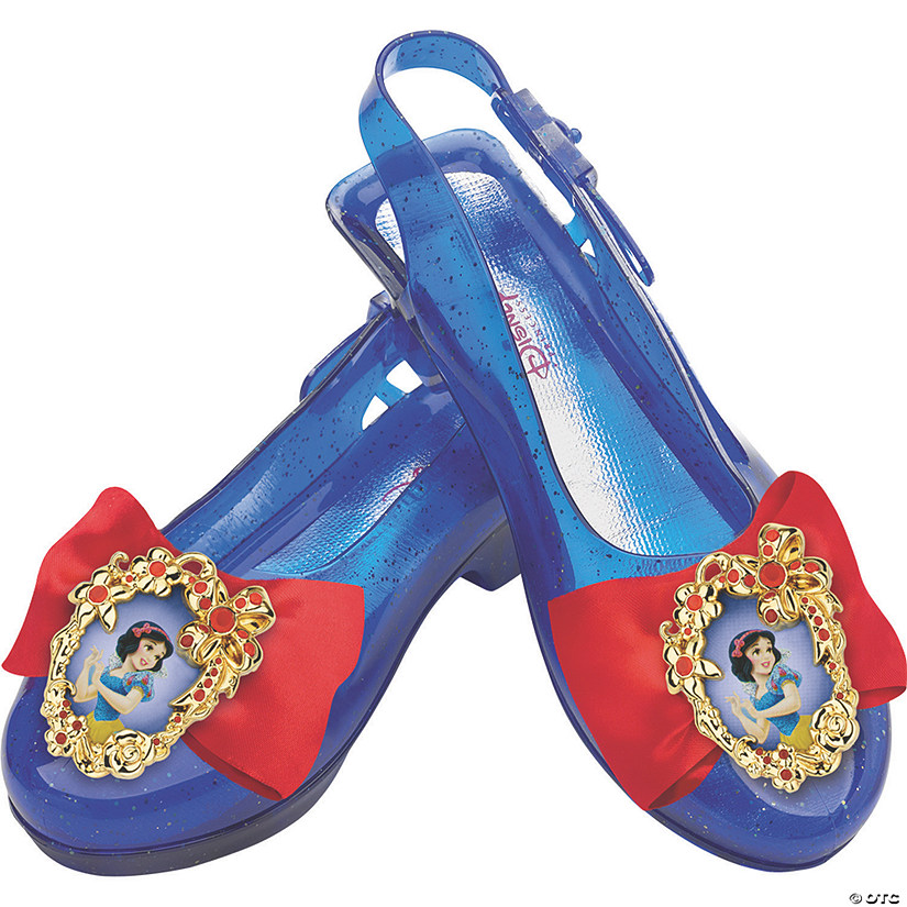 Kids Disney's Snow White and the Seven Dwarfs Snow White Blue Sparkle Jelly Shoes Image