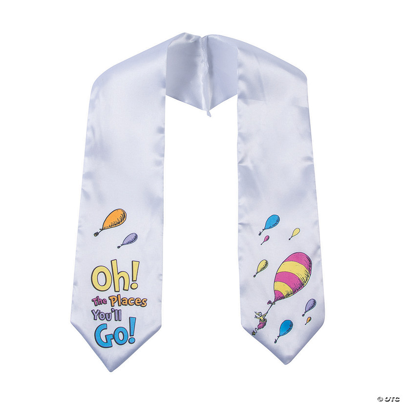Kids Dr. Seuss&#8482; Oh, the Places You&#8217;ll Go Elementary School Graduation Stole Image