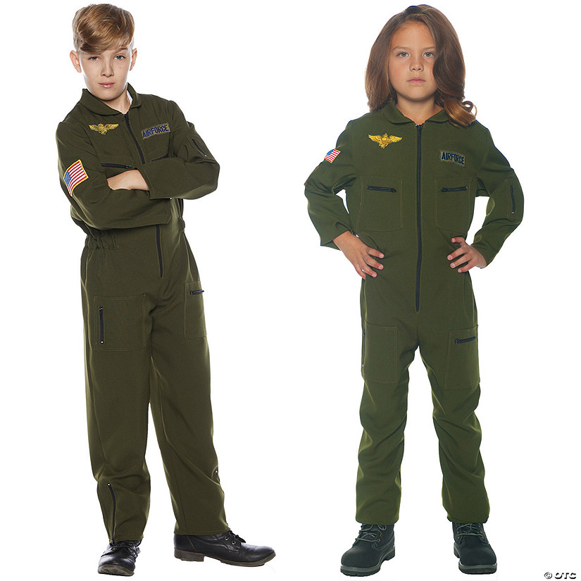 Kids Flight Suit Costume Image
