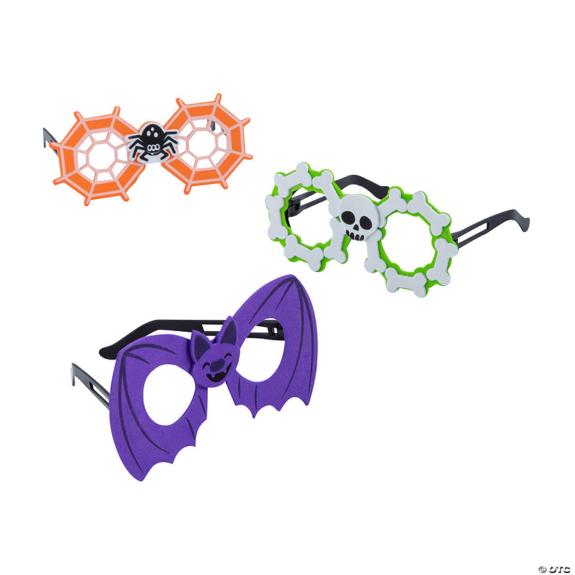 Kids Friendly Halloween Character Glasses &#8211; 12 Pc. Image