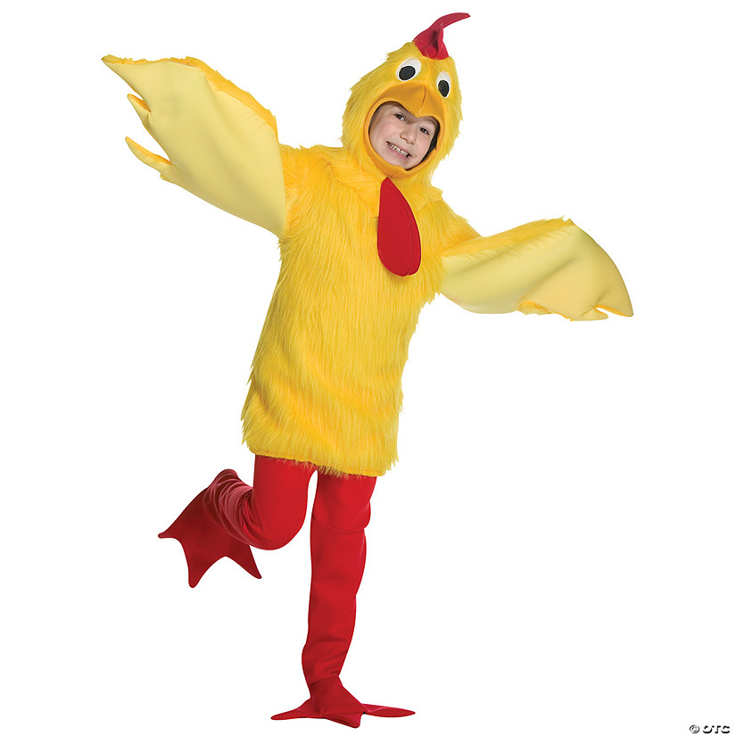 Kids Fuzzy Chicken Costume Image