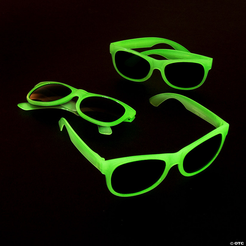 Kids Glow-in-the-Dark Nomad Sunglasses - 12 Pc. Image