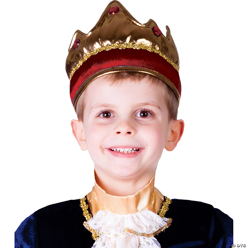 Kids Gold & Red Crown Image
