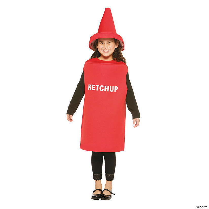 Kids Ketchup Costume - Medium Image