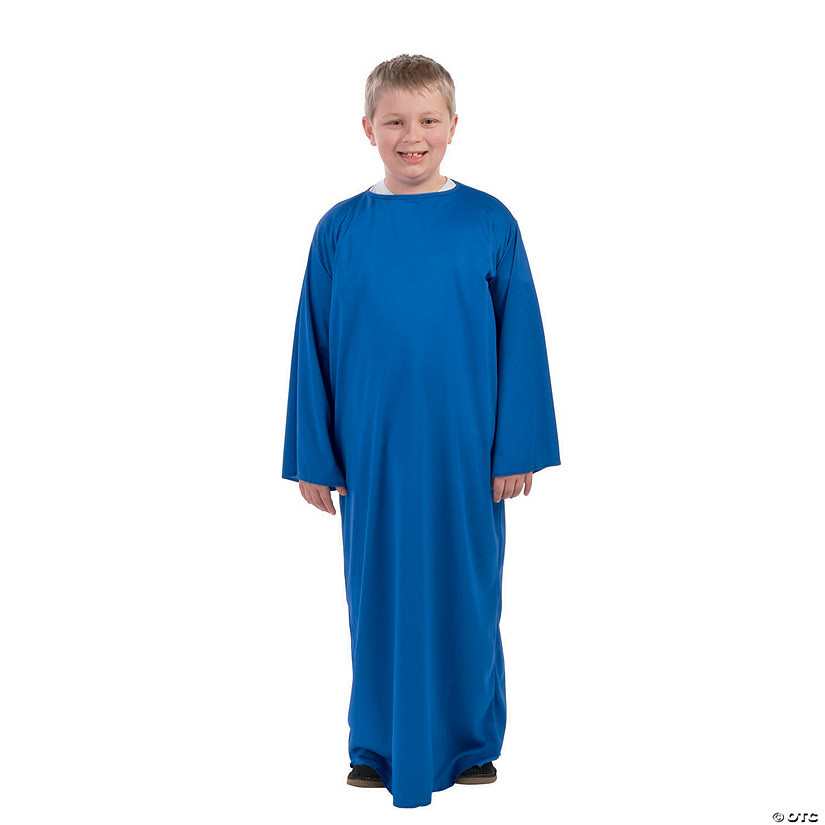 Kids&#8217; L/XL Dark Blue Nativity Gown Image