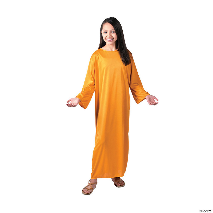 Kids&#8217; L/XL Goldenrod Yellow Nativity Gown Image