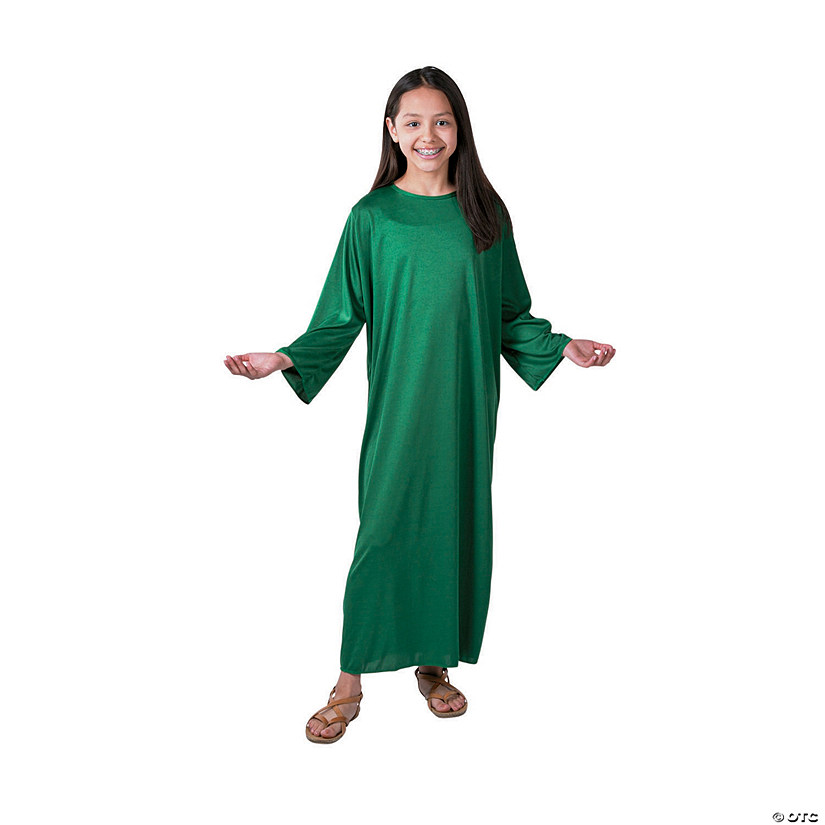 Kids&#8217; L/XL Green Nativity Gown Image