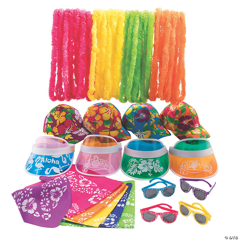 Kids Luau Wearable Party Kit for 50 Image
