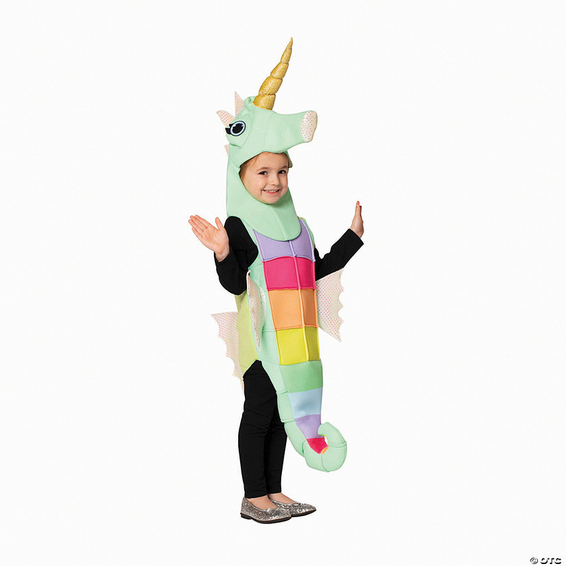 Kids Magical Seahorse Costume Image