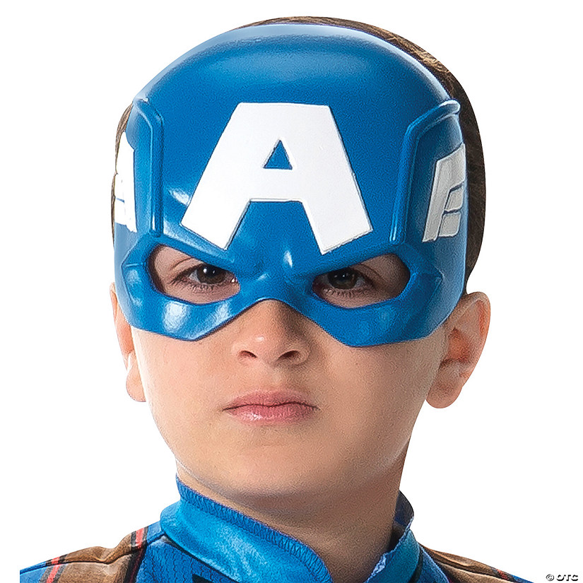 Kids Marvel Captain America Steve Rogers Half Mask Image