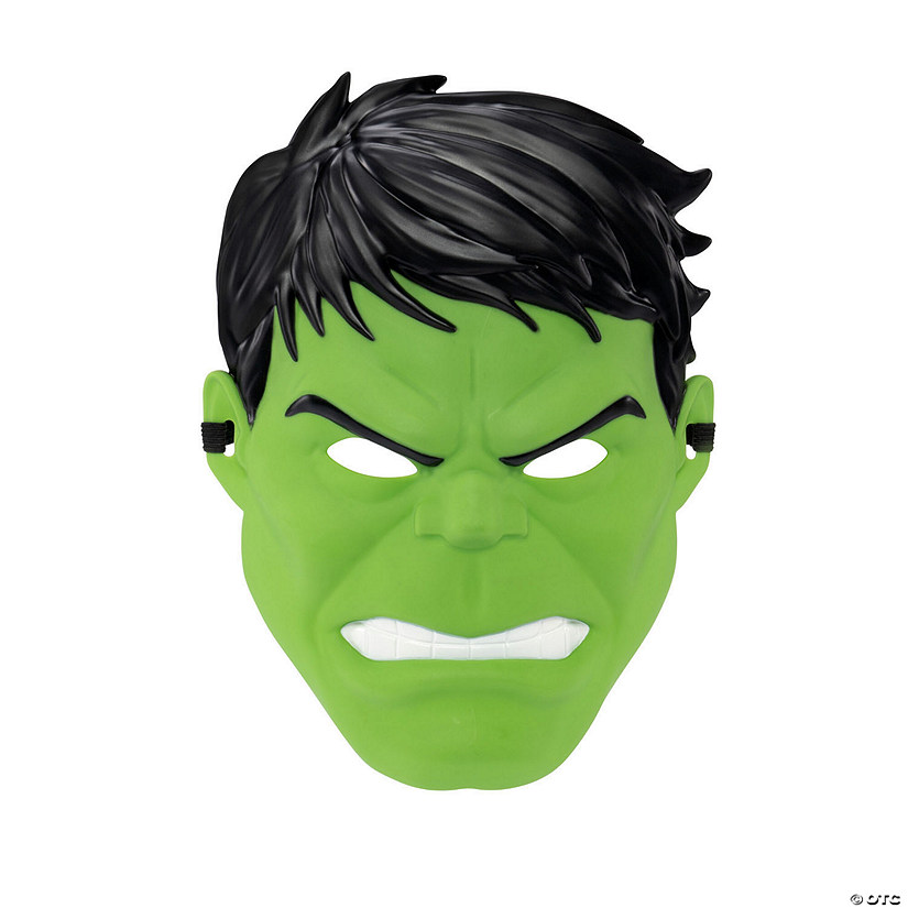 Kids Marvel The Hulk Plastic Face Mask Image