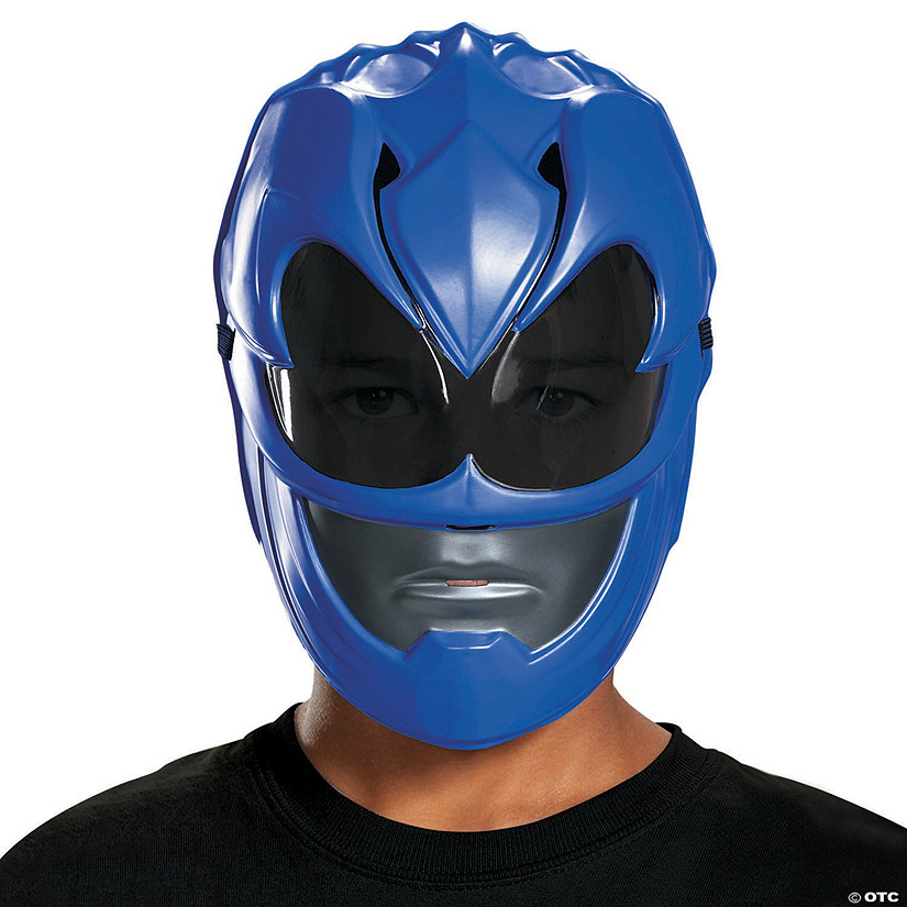 Kids Mighty Morphin Power Rangers Blue Ranger Vacuum Mask Image