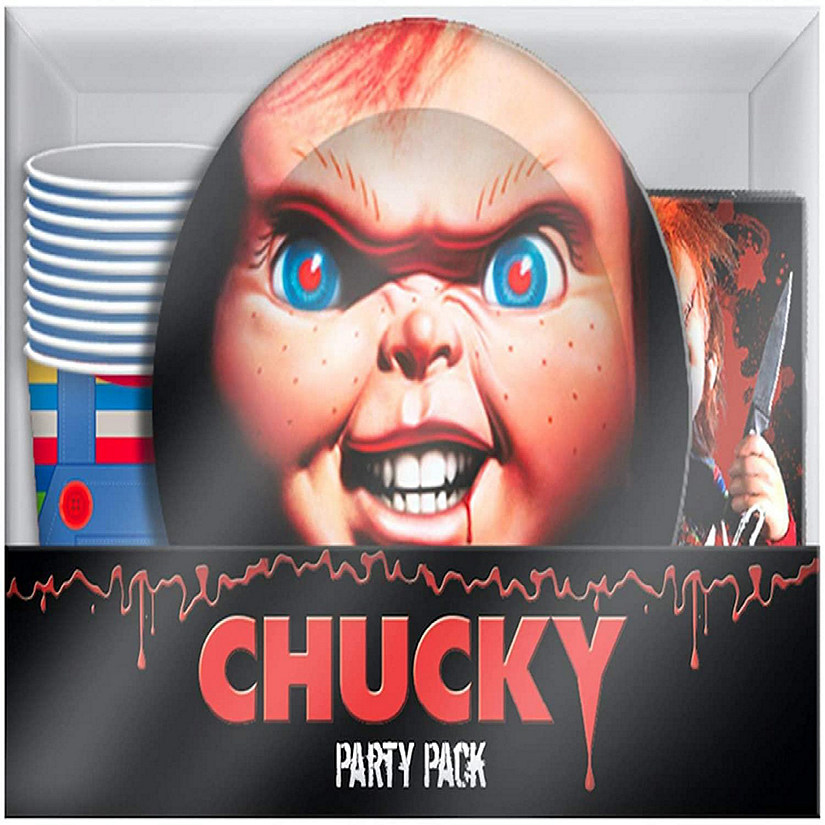 Kids Play Chucky 60-Piece Party Tableware Set Image