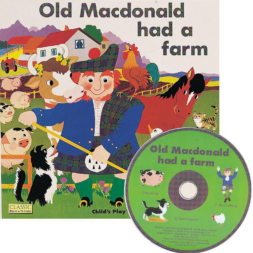Kids Play - Old MacDonald 8x8 w/cd - 1pc Image