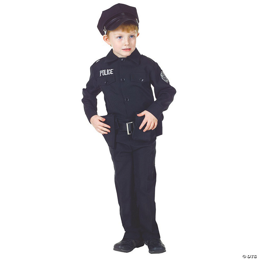 Kids Police Officer Costume - Large 10-12 Image