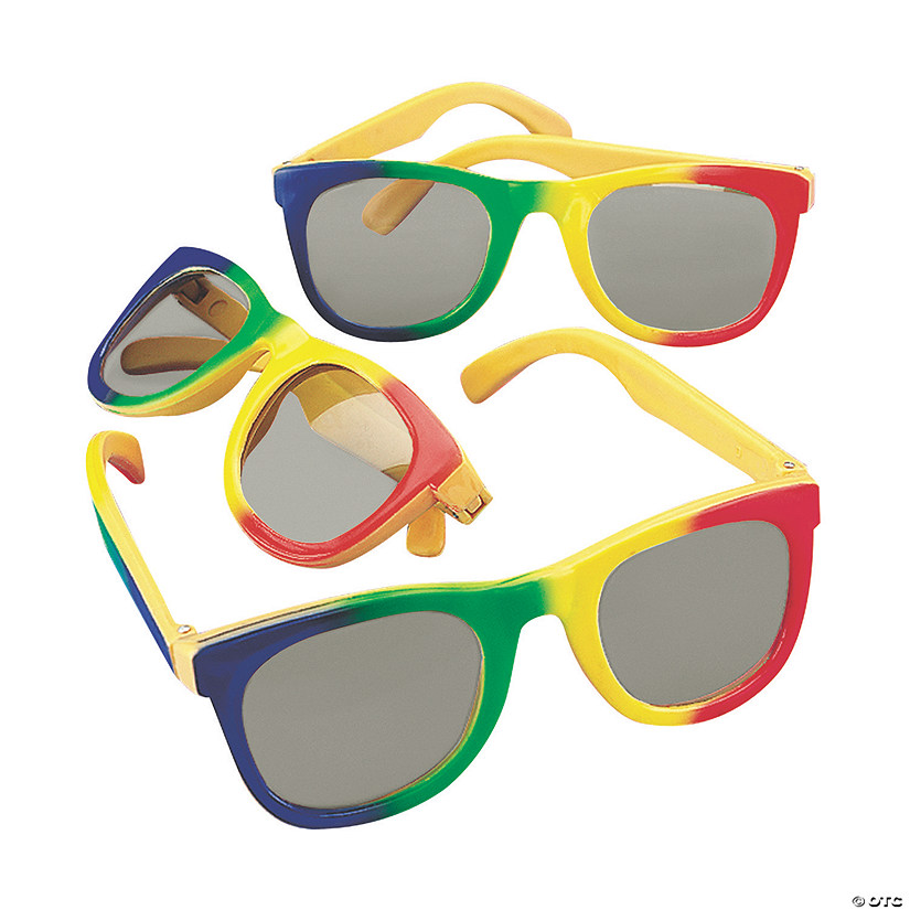 Kids Rainbow Sunglasses - 12 Pc. Image