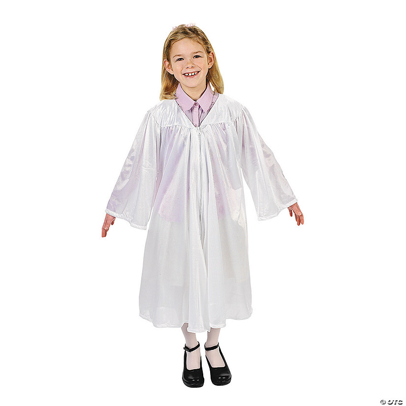 Kids' Robe White Oriental Trading