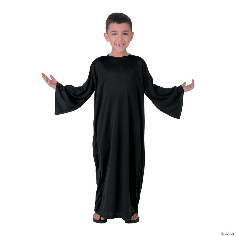 Kids' S/M Black Nativity Gown Image