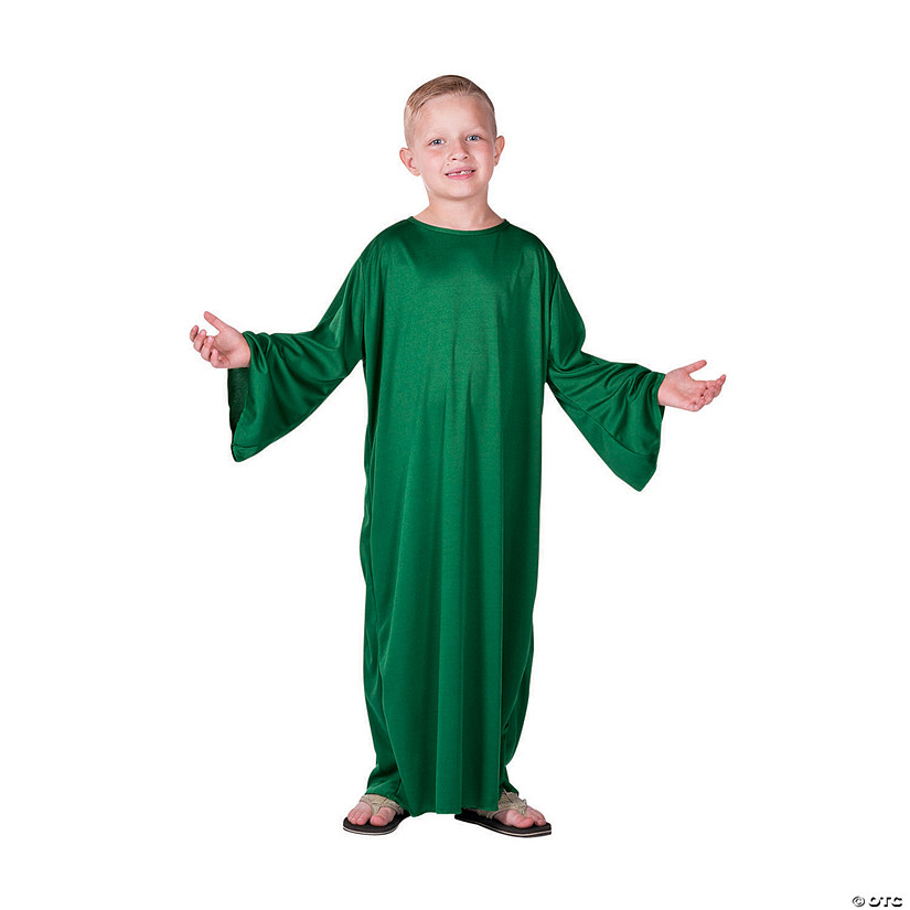 Kids&#8217; S/M Green Nativity Gown Image