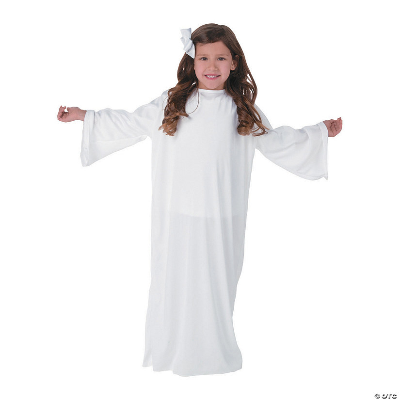 Kids&#8217; S/M White Angel Gown Image