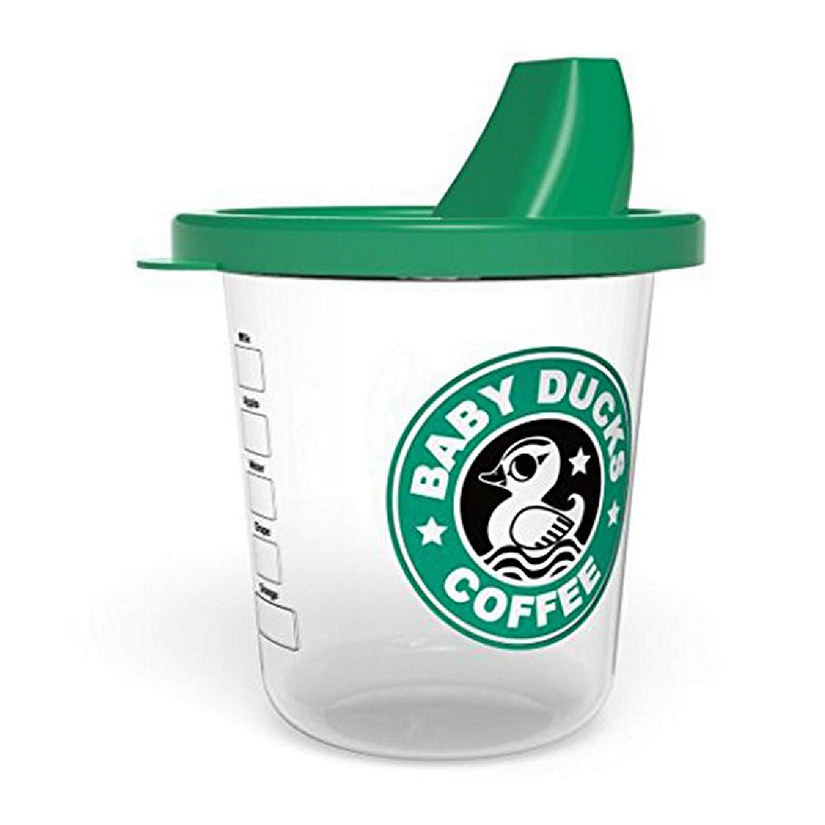 Kids Sippy Cup Baby Ducks Coffee Image