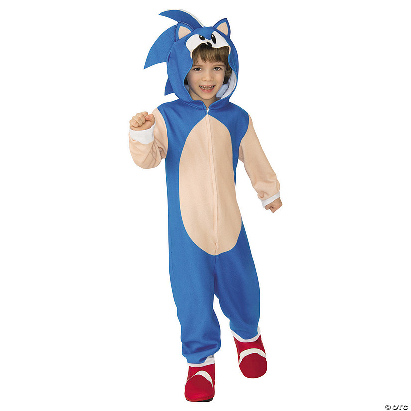 Kid's Sonic the Hedgehog™ Oversized Jumpsuit Costume | Oriental Trading