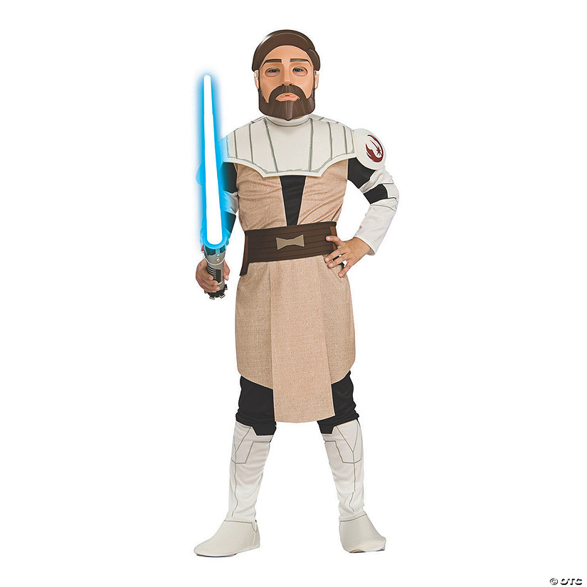 Kids Star Wars&#8482; Clone Wars Obi-Wan Kenobi Costume Image