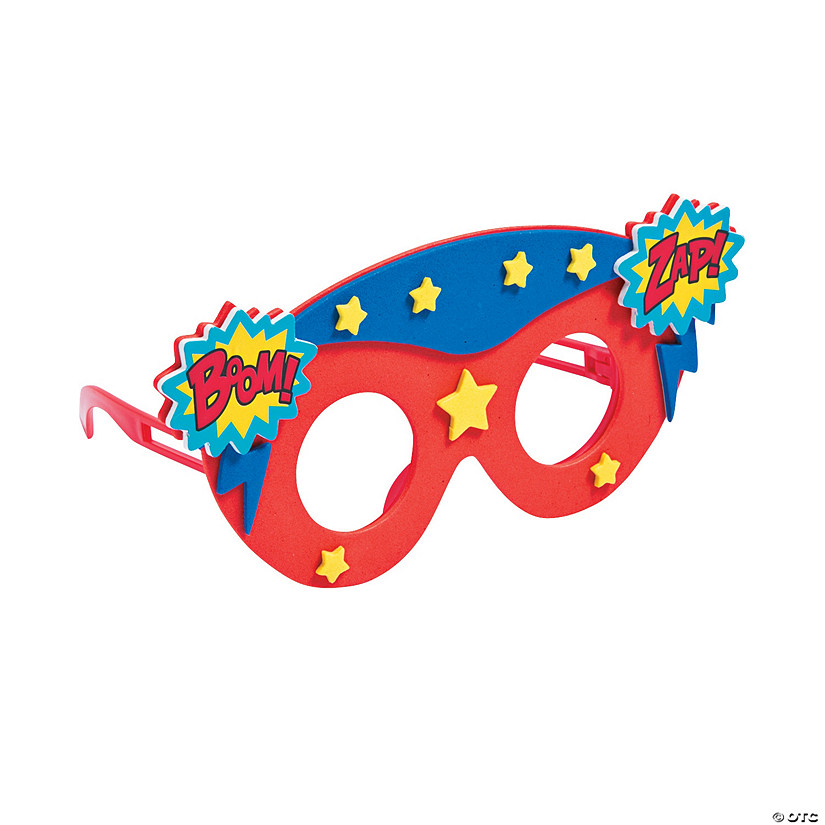 Kids&#8217; Superhero Glasses Craft Kit - Makes 12 Image