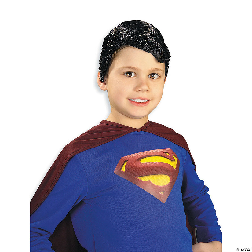 Kids Superman&#8482; Vinyl Wig Image