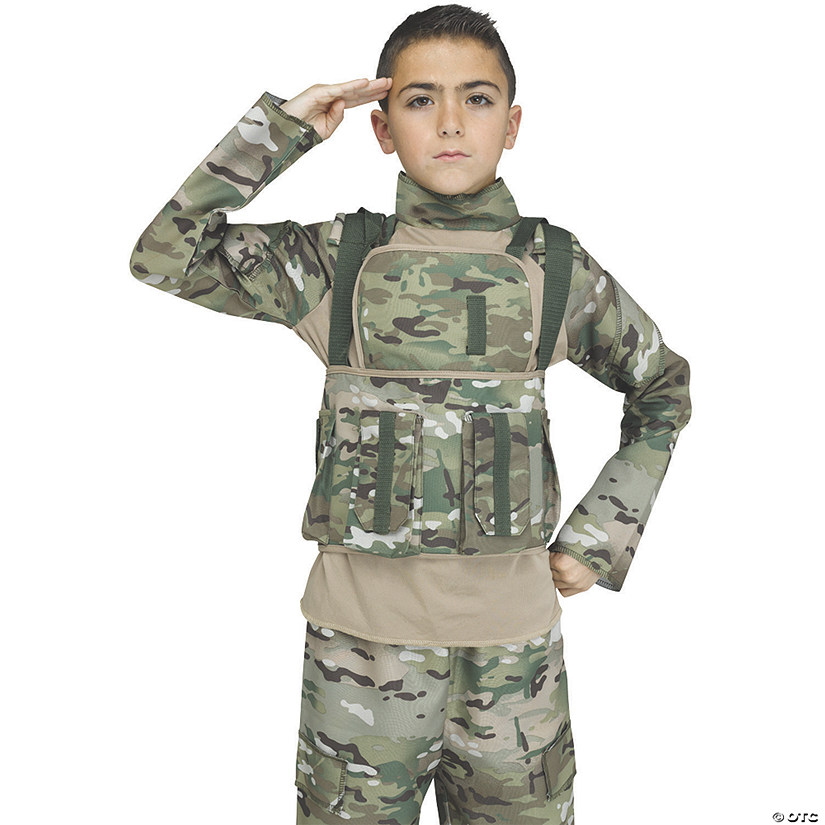 Kids' Tactical Vest Costume Image