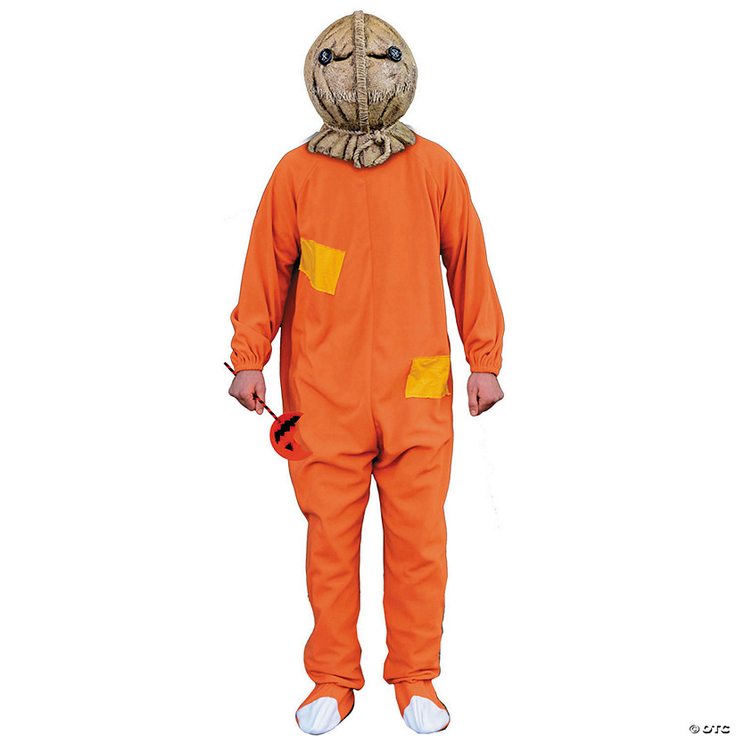 Kids Trick &#8217;r Treat Orange Sam Jumpsuit Costume  - Small Image