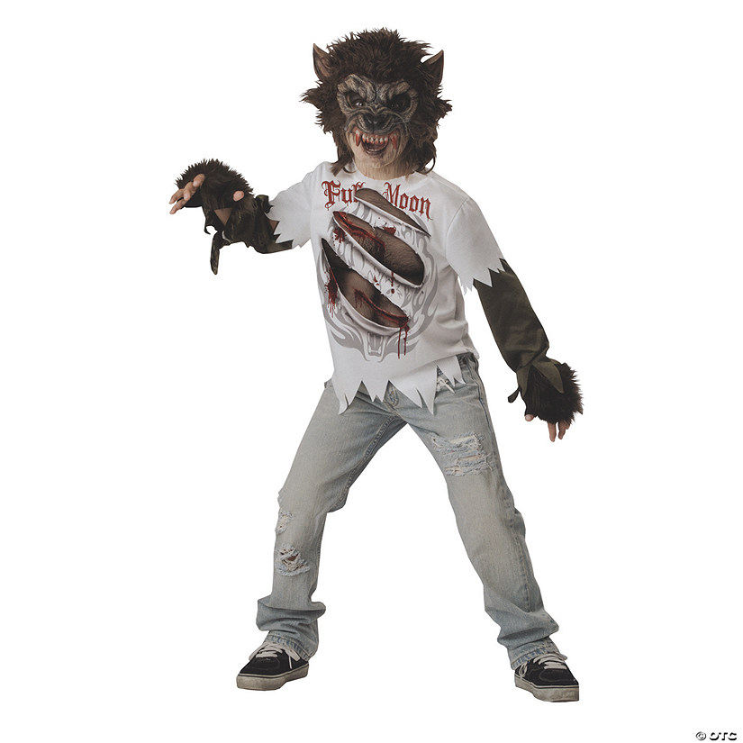 Kids Werewolf Costume - Medium Image