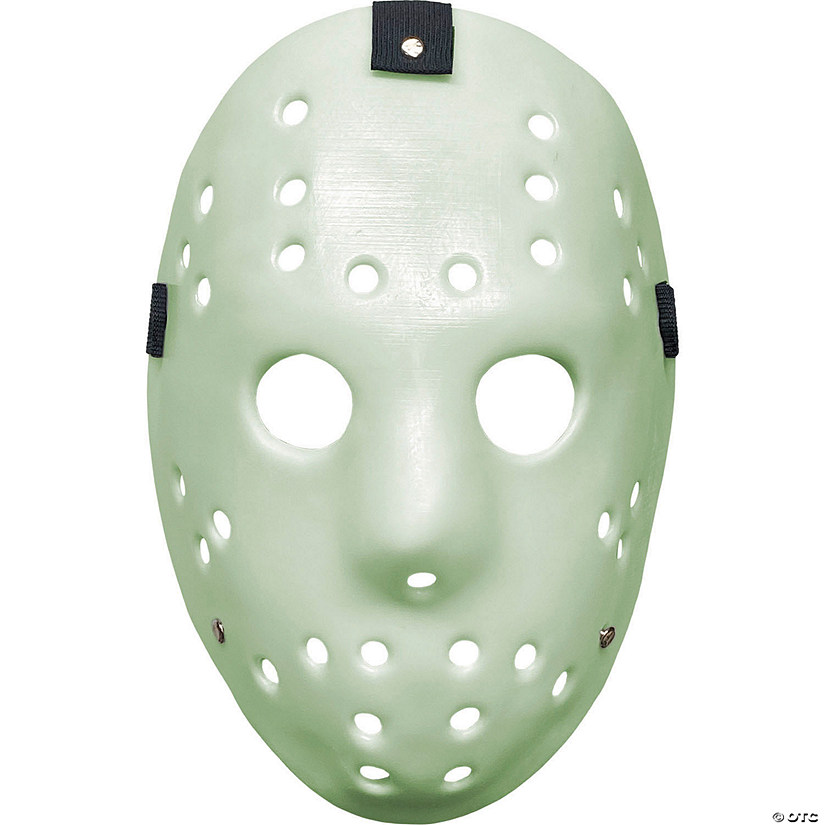 Killer Goalie Glow-in-the-Dark  Injection Plastic Full Mask - One Size Image