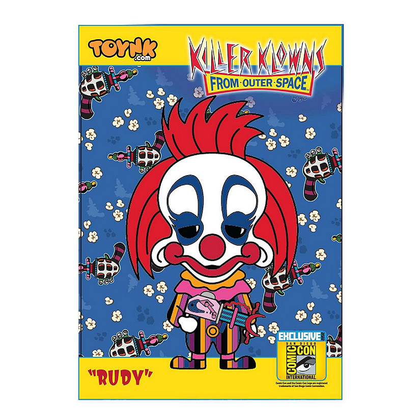 Killer Klowns from Outer Space Rudy Chibi Enamel Pin  SDCC 2022 Exclusive Image