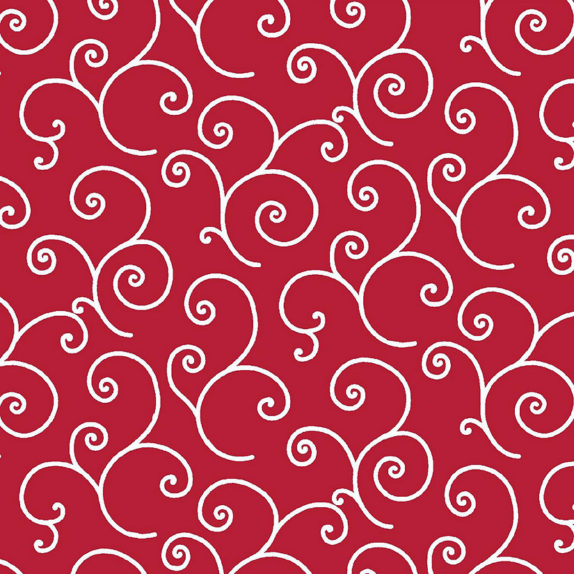 KimberBell Basics  Red Tonal Swirls  Maywood Studios Cotton Fabric by the Yard Image