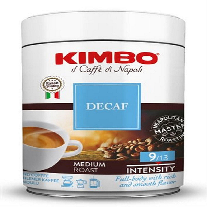 Kimbo Decaffeinato Ground Coffee in Can 8.8oz/250g Oriental Trading